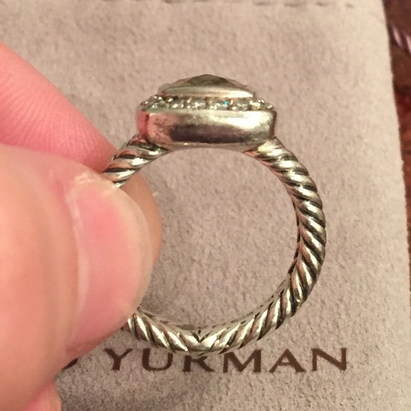 David Yurman Petite Albion Ring Citrine Size 5 - Picture 5 of 6